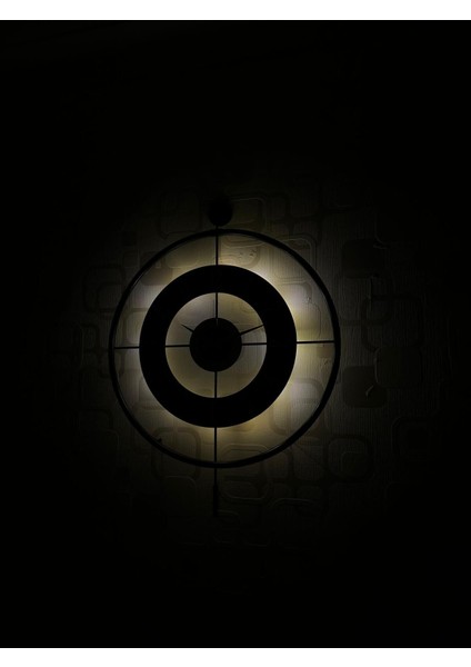 Işıklı Metal Camlı Duvar Saati 60X80 Cm, Siyah-Şeffaf-Gümüş, Büyük Boy indirimleri