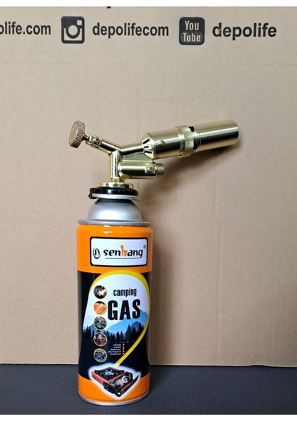 Yüksek Alevli Pürmüz Torch Yakma Barbekü Odun Tutuşturma Tabancası Metal Kafa Tamirci Kaynak Pürmüzü