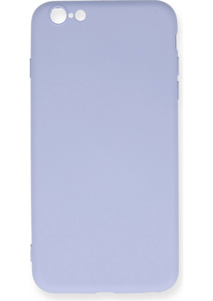 Iphone 6 Plus Kılıf Nano Içi Kadife Silikon - Lila Drstr