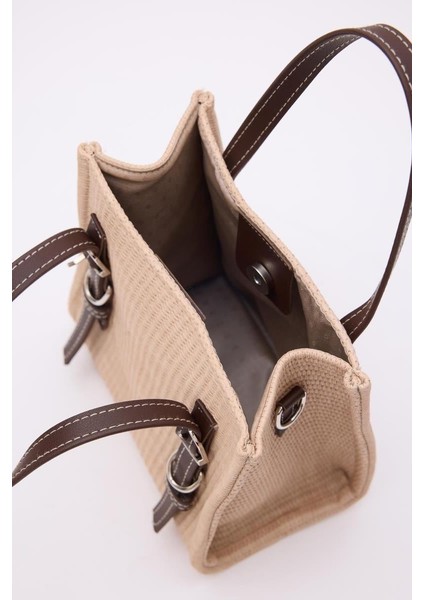 Wolf Hasır Kemer Detaylı Çapraz Çanta Krem indirimleri