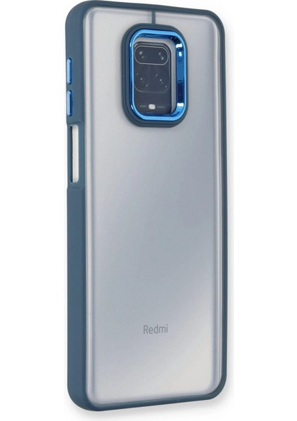 Xiaomi Redmi Note 9 Pro Kılıf Dora Kapak - Mavi Drstr