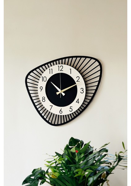Modern Ahşap Duvar Saati, 48 Cm, Şık ve Fonksiyonel Tasarım fırsatları