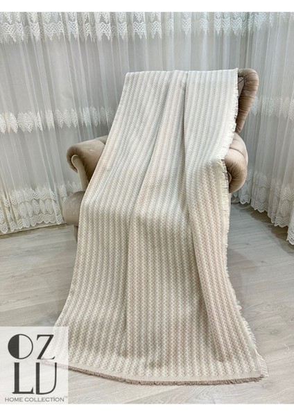Pamuklu Zikzak Desen Yeni Nesil Koltuk Örtüsü