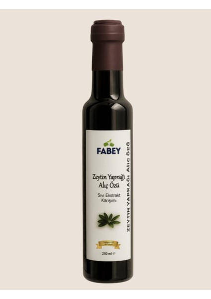 Zeytin Yaprağı & Alıç Özü Sıvı Ekstrakt Karışımı 250 ml modelleri