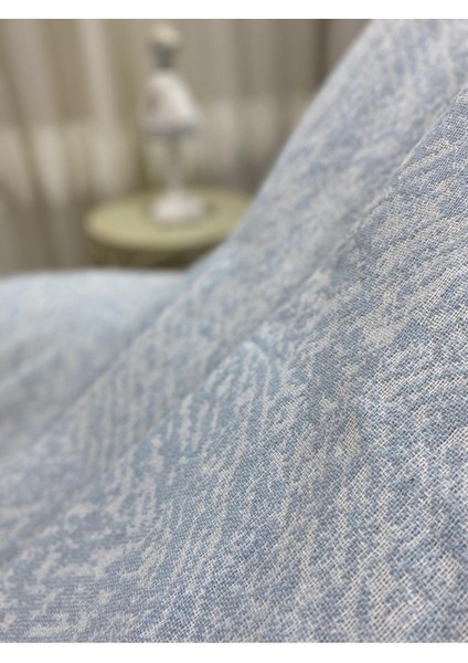 Lüks Pamuklu Koltuk-Çekyat Örtüsü Buz Mavisi 170X220 Çift Taraflı Terletmez. fiyatları