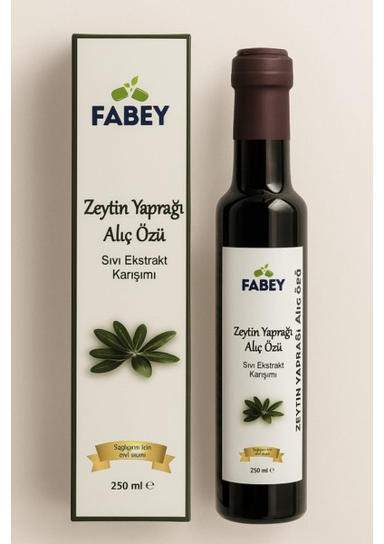 Zeytin Yaprağı & Alıç Özü Sıvı Ekstrakt Karışımı 250 ml x 2 Adet