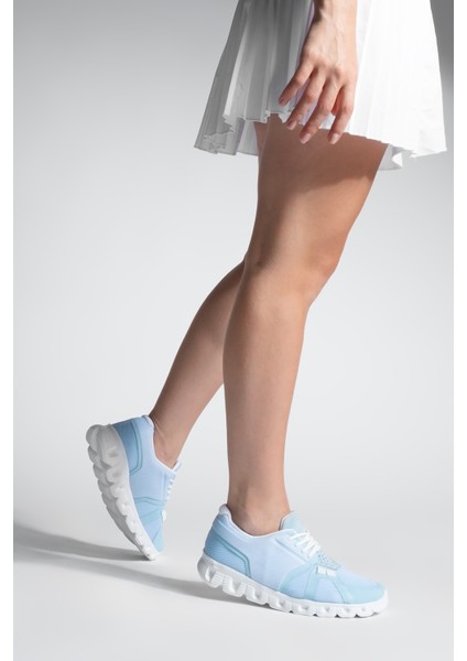 Kadın Sneaker Eva Taban Örgü Triko Koşu Ve Yürüyüş Spor Ayakkabı Renvis Mavi fiyatları
