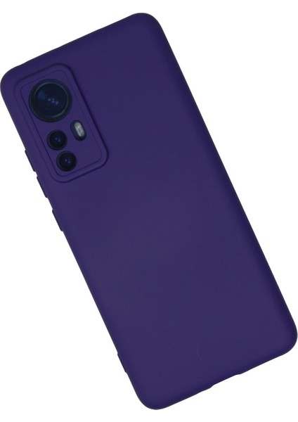 Xiaomi Mi 12 Kılıf Nano Içi Kadife Silikon - Mor Drstr fiyatları