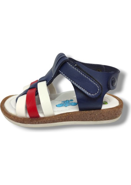 Şirinbebe 1580-20 3 Şerit Bağlama Erkek Çocuk Sandalet Lacivert Beyaz 21-25 fiyatları