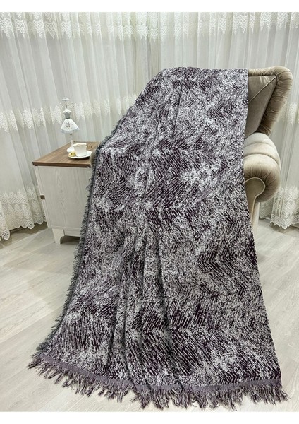 Pamuklu Koltuk - Çekyat Örtüsü 170X220 Alaca Bordo
