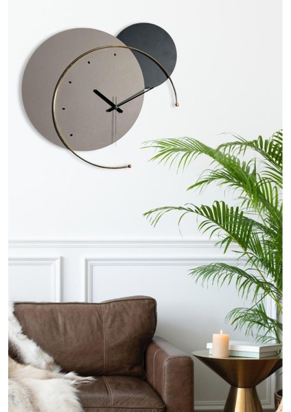 Metal Duvar Saati, Sessiz Mekanizma, Dekoratif Tasarım, Şık ve Dayanıklı Mds-50