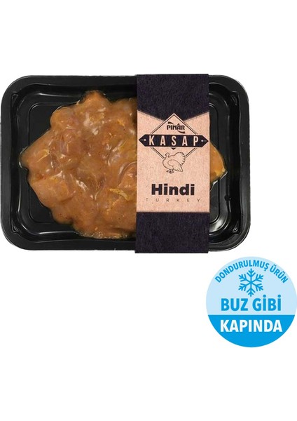 Baharatlı Hindi Fileto Kuşbaşı 500 gr Yerli Besi