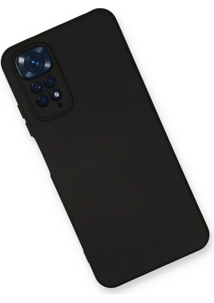 Xiaomi Redmi Note 11 Kılıf Nano Içi Kadife Silikon - Siyah Drstr