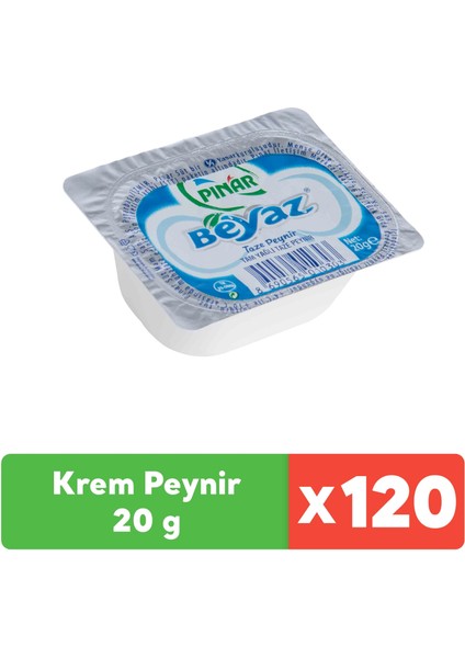 Pınar Beyaz 20 G x 120 Adet