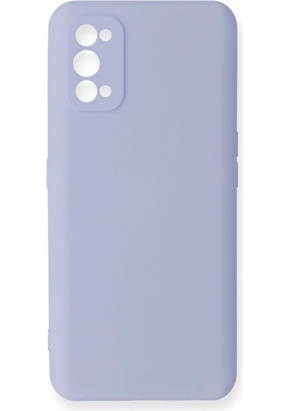 Realme 7 Pro Kılıf Nano Içi Kadife Silikon - Lila Drstr