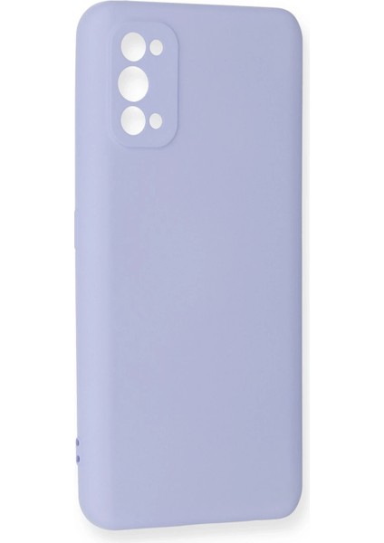Realme 7 Pro Kılıf Nano Içi Kadife Silikon - Lila Drstr