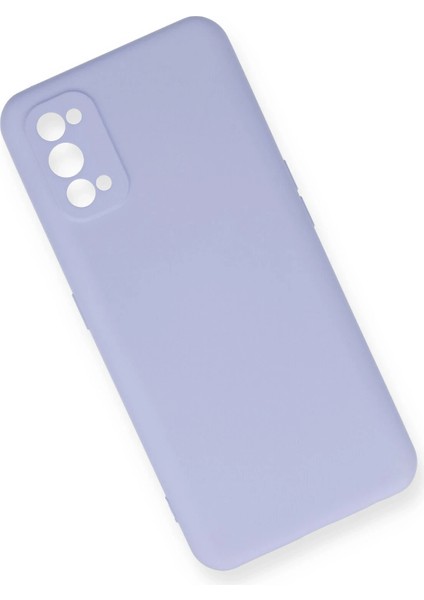 Realme 7 Pro Kılıf Nano Içi Kadife Silikon - Lila Drstr