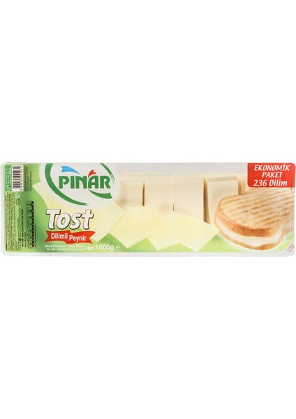 Pınar Dilimli Tost Peyniri 1,6 kg