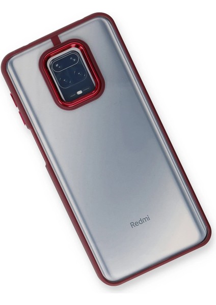 Xiaomi Redmi Note 9 Pro Kılıf Dora Kapak - Kırmızı Drstr