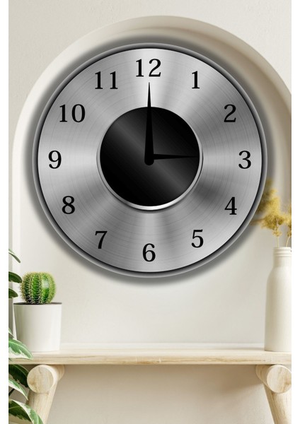 Modern Yuvarlak Ahşap Duvar Saati, Şık ve Sessiz Tasarım modelleri