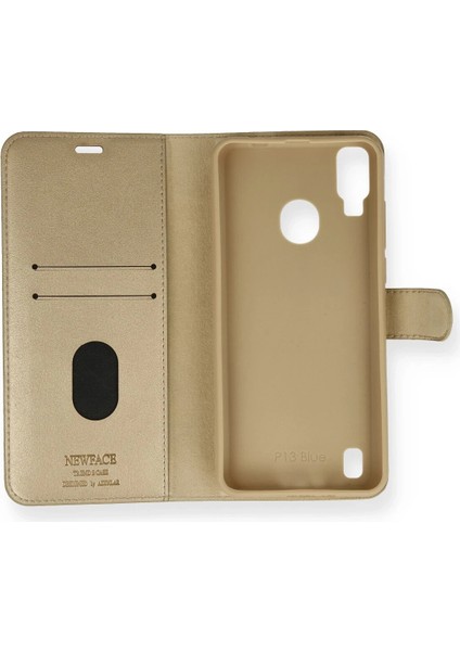 Reeder P13 Blue Kılıf Trend S Plus Kapaklı Kılıf - Gold Drstr modelleri