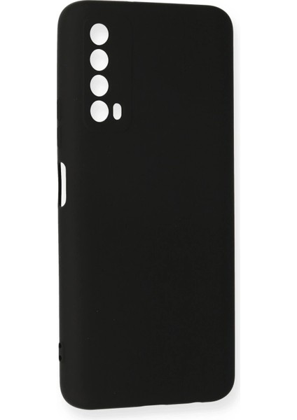 Huawei P Smart 2021 Kılıf Nano Içi Kadife Silikon - Siyah Drstr