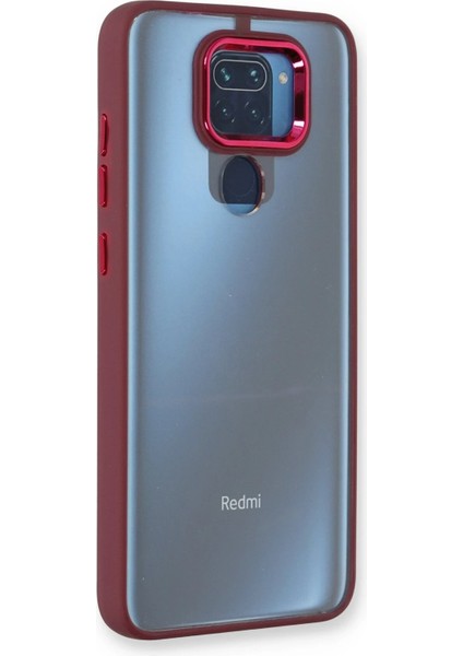 Xiaomi Redmi Note 9 Kılıf Dora Kapak - Kırmızı Drstr