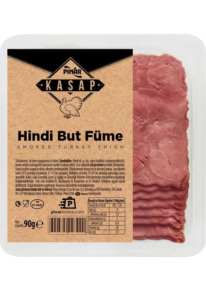 Kasap Hindi But Füme 90 G