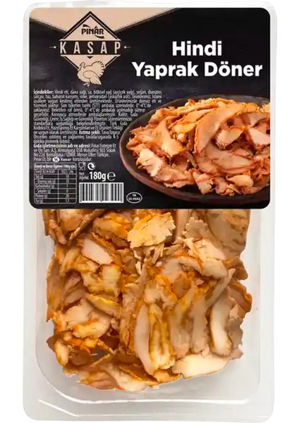 Kasap Hindi Yaprak Döner 180 gr Yerli Besi