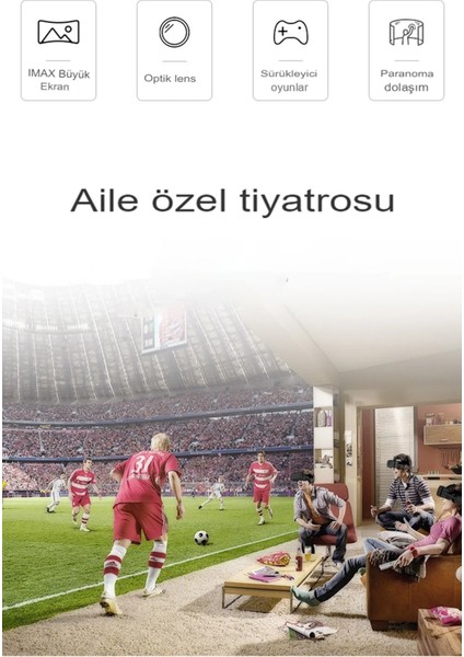 Shinecon SC-G04E 3D Sanal Gerçeklik Gözlüğü - Siyah Drstr