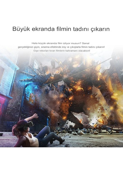 Shinecon SC-G04E 3D Sanal Gerçeklik Gözlüğü - Siyah Drstr