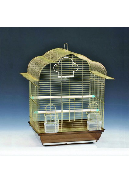 Oval Çatılı Kuş Kafesi (30X23X40) Nrmsa