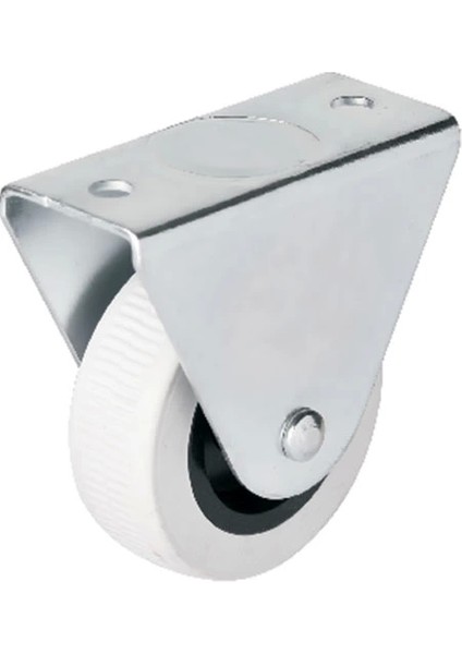 Hts 105 - 50 mm Sabit Gri Pvc Teker 4 Adet