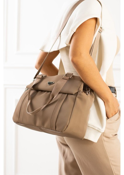 Sanmorris Kadın Saten Kumaş 5 Bölmeli Ayarlanabilir Çapraz Askılı El ve Omuz Çantası 1416 fiyatları