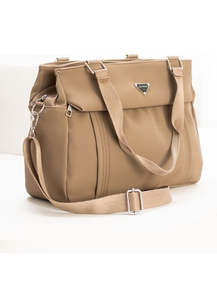 Sanmorris Kadın Saten Kumaş 5 Bölmeli Ayarlanabilir Çapraz Askılı El ve Omuz Çantası 1416 fırsatları