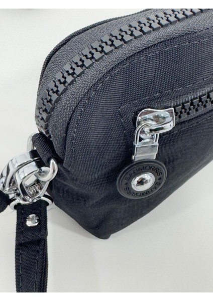 Sanmorris El ve Çapraz Askılı 2 Bölmeli Metal Fermuarlı Kartlık ve Bozuk Para Gözlü Cüzdan 3065 fırsatları