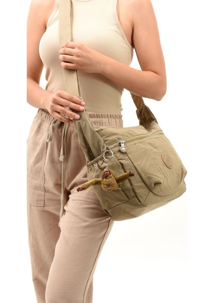 Sanmorris Unisex Suya Dayanıklı Krinkıl Kumaş Çok Gözlü Çapraz Okul, Seyahat ve Omuz Çantası 3045 fiyatları