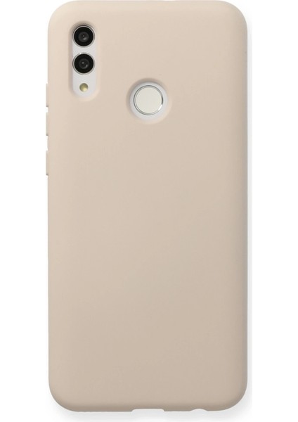 Huawei P Smart 2019 Kılıf Nano Içi Kadife Silikon - Pudra Drstr