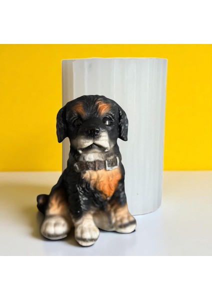 Köpek Model Heykel Silikon Kalıp