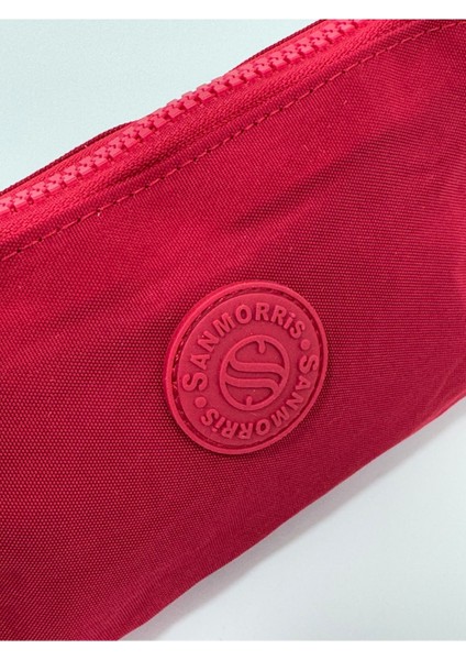 Sanmorris El ve Çapraz Askılı 2 Bölmeli Metal Fermuarlı Kartlık ve Bozuk Para Gözlü Cüzdan 3065 modelleri