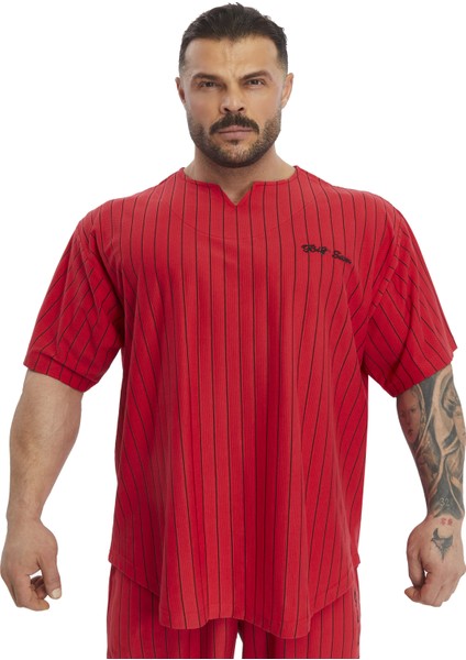 Oversize Spor T-Shirt Pamuk Rag Top Big Sam 3374