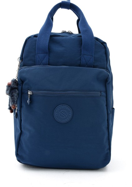 Sanmorris Unisex Suya Dayanıklı Krinkıl Kumaş Çok Gözlü Büyük Boy Laptop Okul ve Sırt Çantası modelleri