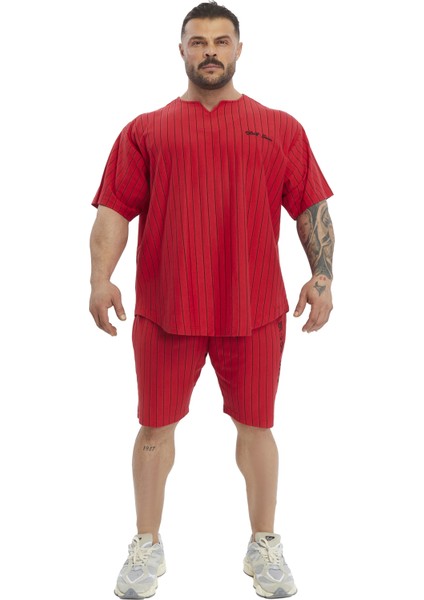 Oversize Spor T-Shirt Pamuk Rag Top Big Sam 3374 modelleri