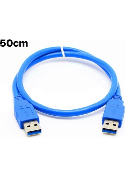 Cihazlarınızın Mesafesini Artırın: 50 cm USB 3.0 Superspeed Uzatma Kablosu