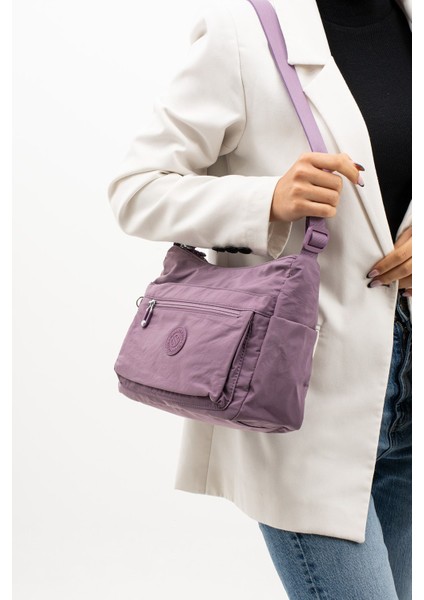 Sanmorris Kadın Çok Gözlü Suya Dayanıklı Paraşüt Kumaş Ayarlanabilir Çapraz Askılı Omuz Çantası 4008 fırsatları