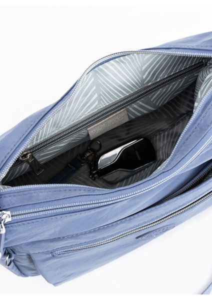 Sanmorris Kadın Çok Gözlü Suya Dayanıklı Paraşüt Kumaş Ayarlanabilir Çapraz Askılı Omuz Çantası 4008 fırsatları