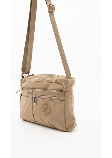 Sanmorris Kadın Çok Gözlü Suya Dayanıklı Krinkıl Kumaş Ayarlanabilir Çapraz Askılı Omuz Çantası 4006 modelleri