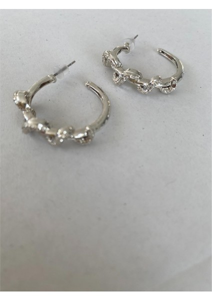 Burgu Model Halka Küpe Gümüş Renk fiyatları