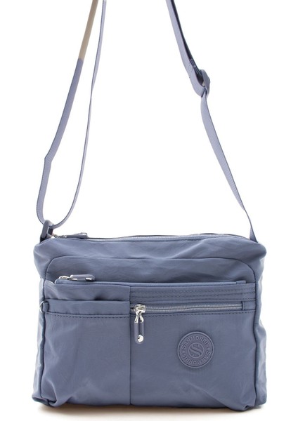 Sanmorris Kadın Çok Gözlü Suya Dayanıklı Krinkıl Kumaş Ayarlanabilir Çapraz Askılı Omuz Çantası 4006 fiyatları