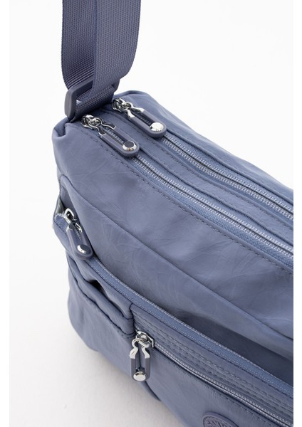 Sanmorris Kadın Çok Gözlü Suya Dayanıklı Krinkıl Kumaş Ayarlanabilir Çapraz Askılı Omuz Çantası 4006 indirimleri